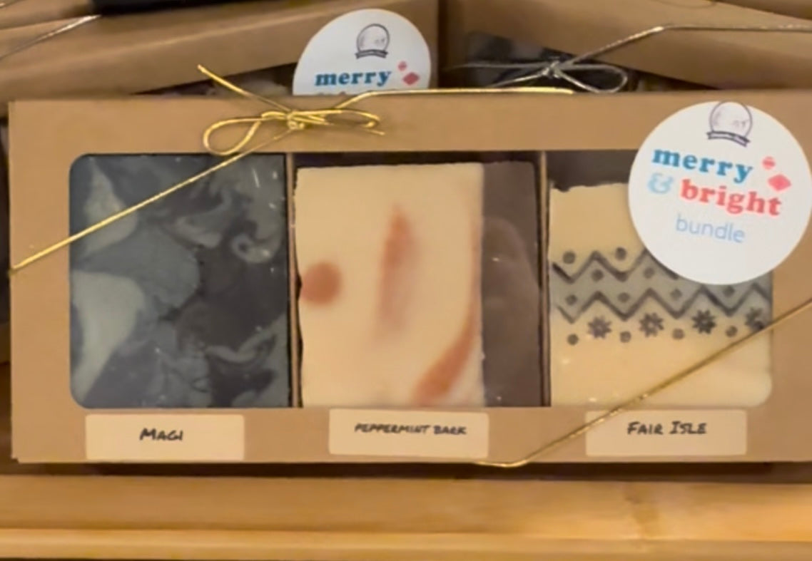 Goat milk soap - Merry and Bright Bundle